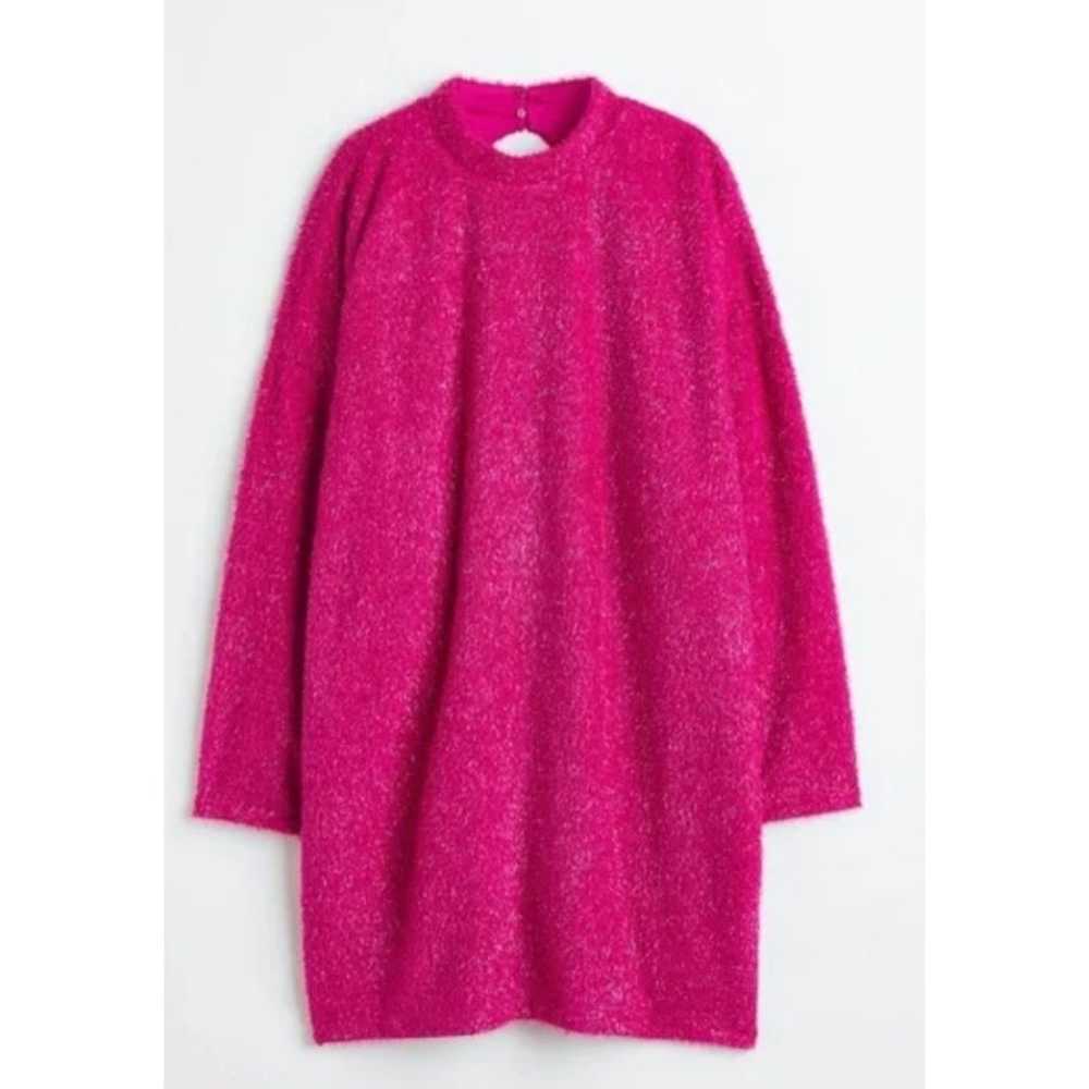 H&M Glittery Hot Pink Barbie Mini Long Sleeve Dol… - image 3