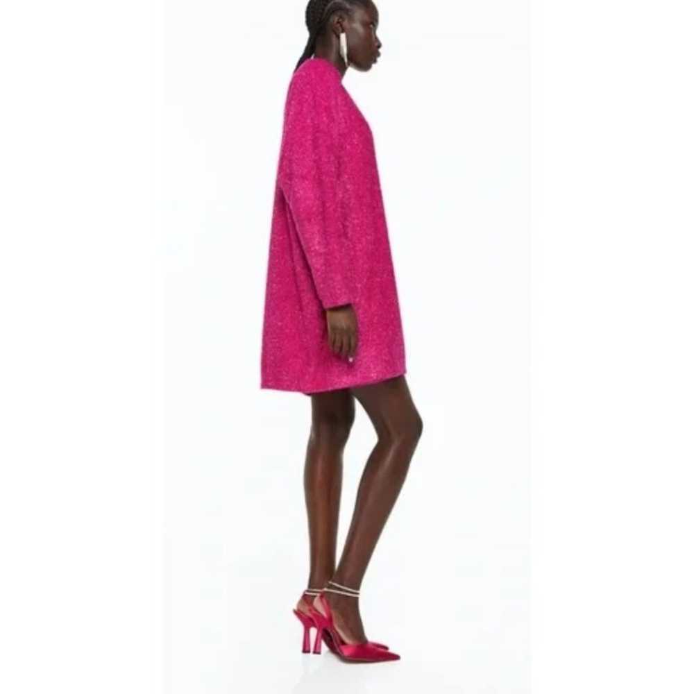 H&M Glittery Hot Pink Barbie Mini Long Sleeve Dol… - image 8