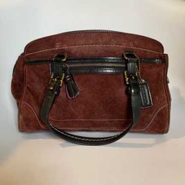 Vintage Suede Coach Purse - Gem