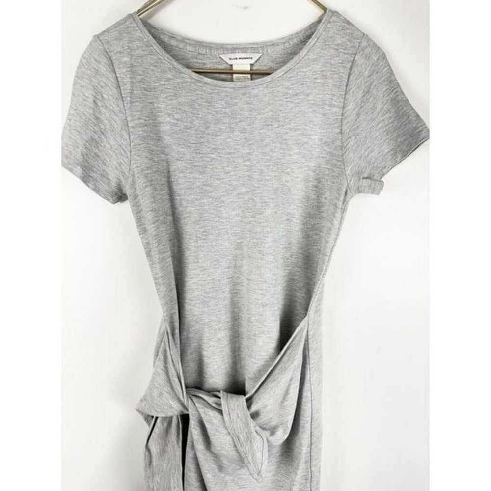 CLUB MONACO Sz M Heather Gray Twansia Sarong-Styl… - image 4