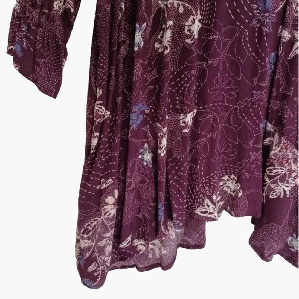 Anthropologie Maeve Size Medium MONACO Purple Flo… - image 7