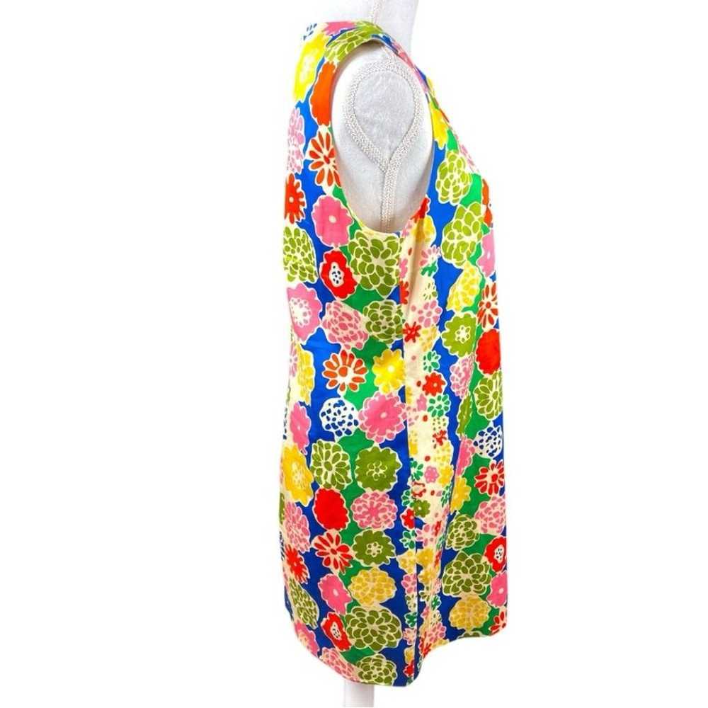 Julie Brown Multicolor Mod Floral Print Sleeveles… - image 2