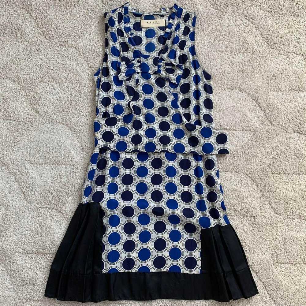 MARN I Polka Dot Sleeveless Dress - image 1