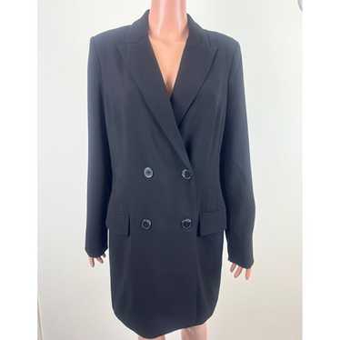 Women's Tahari Double Breasted Black Blazer Dress… - image 1