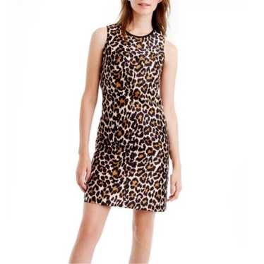 J Crew leopard print shift dress - image 1