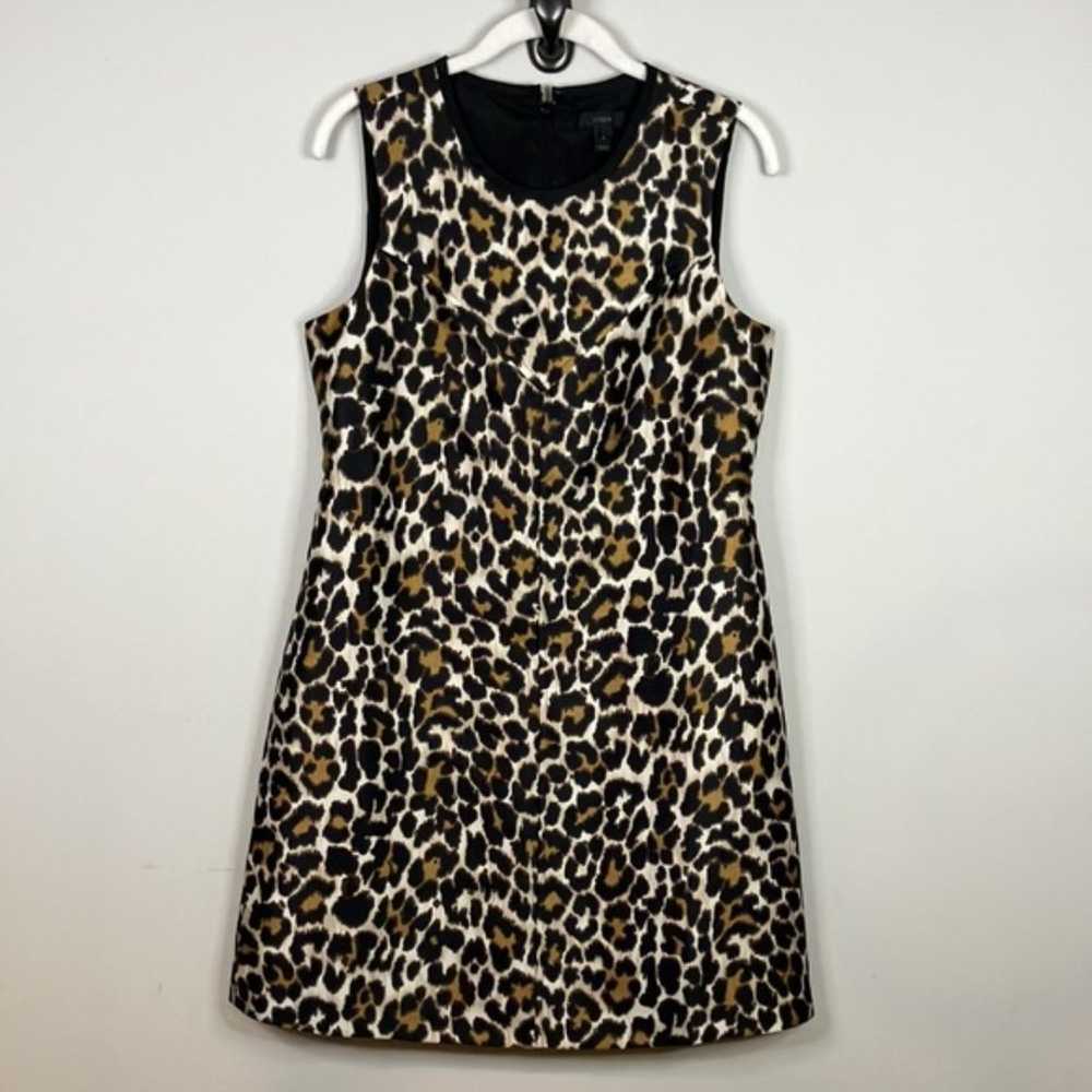 J Crew leopard print shift dress - image 2