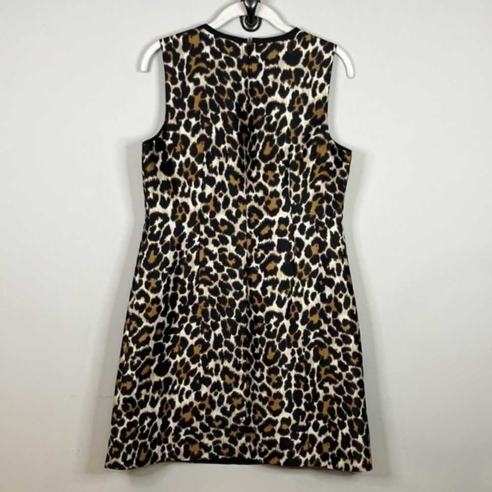 J Crew leopard print shift dress - image 3