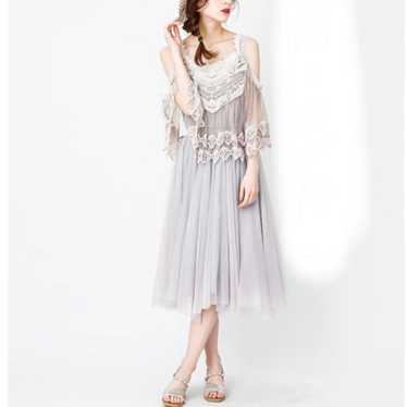 【Beautiful condition】Axes Femme Lace One-Piece Fl… - image 1