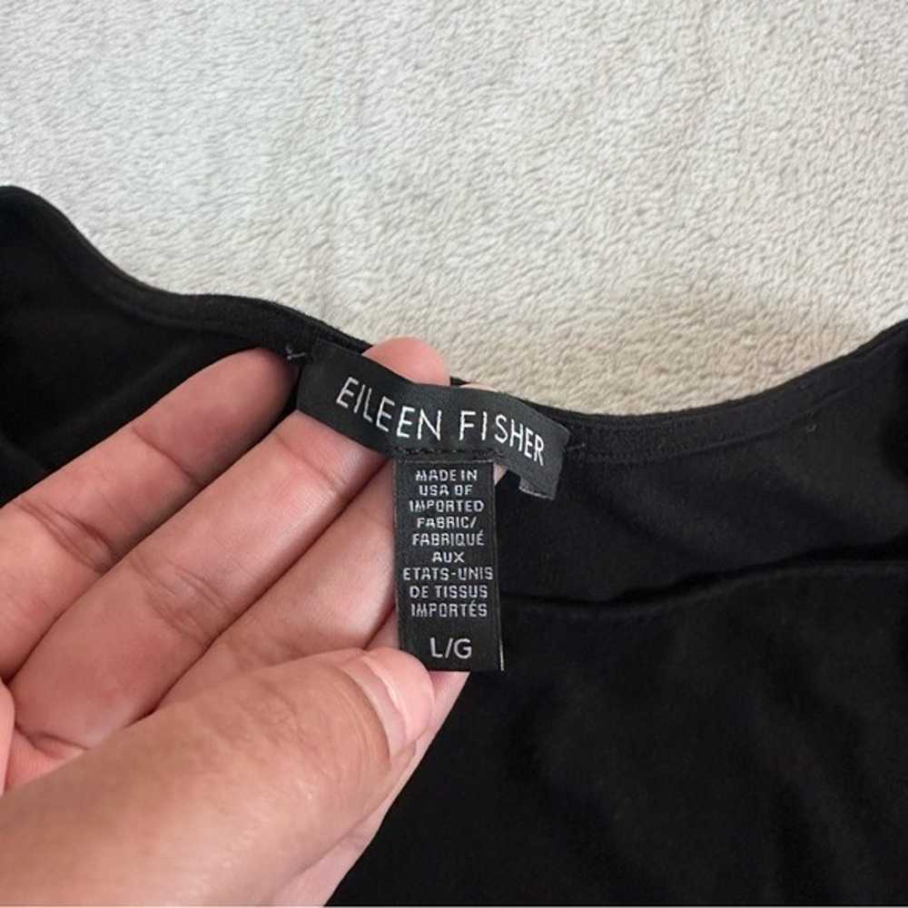 Eileen Fisher Women's Black Short-sleeve Handkerc… - image 3