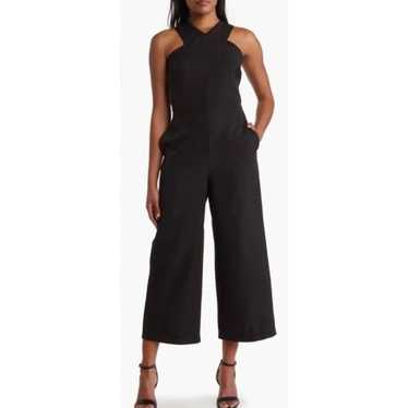 Sam Edelman Black Halter Sleeveless Jumpsuit Size 