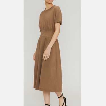 Everlane The Organic Cotton Waisted Maxi Dress Mi… - image 1