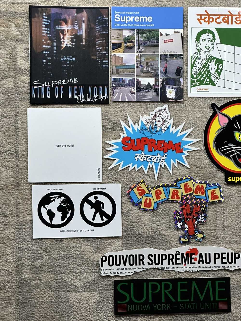 Supreme 10x Supreme Stickers Lot - image 2