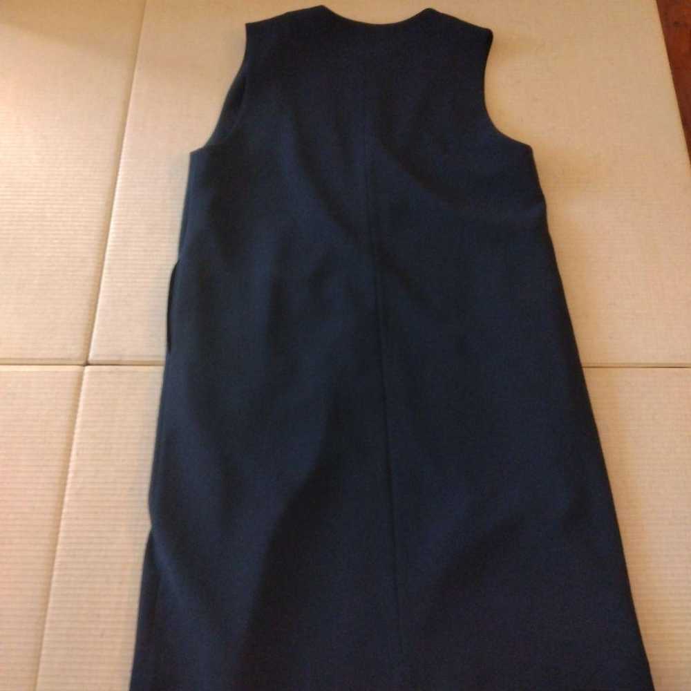 UNTITLED Sleeveless Navy Dress Size 4 Tall - image 9