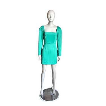 Showpo Emerald Green Long Sleeve Mini Dress