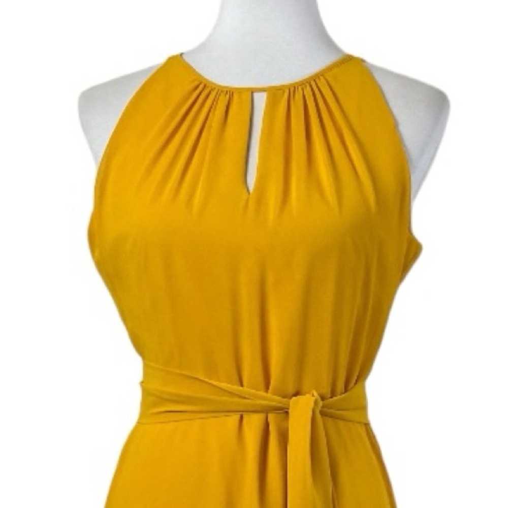 Tahari Petite Midi Dress Keyhole Halter Neck High… - image 7