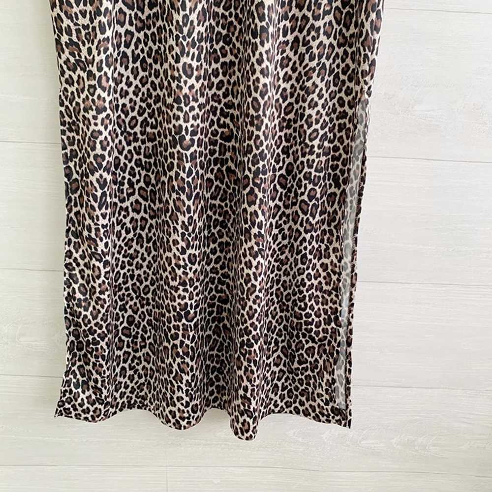 Mary McFadden Saks Fifth Avenue Leopard print sle… - image 3