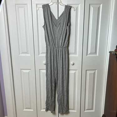 Six Fifty V Neck Jumpsuit Light Gray Small - image 1