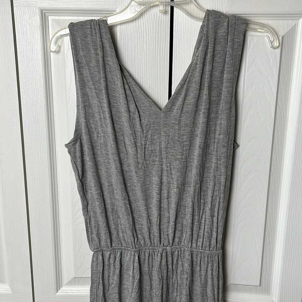 Six Fifty V Neck Jumpsuit Light Gray Small - image 7