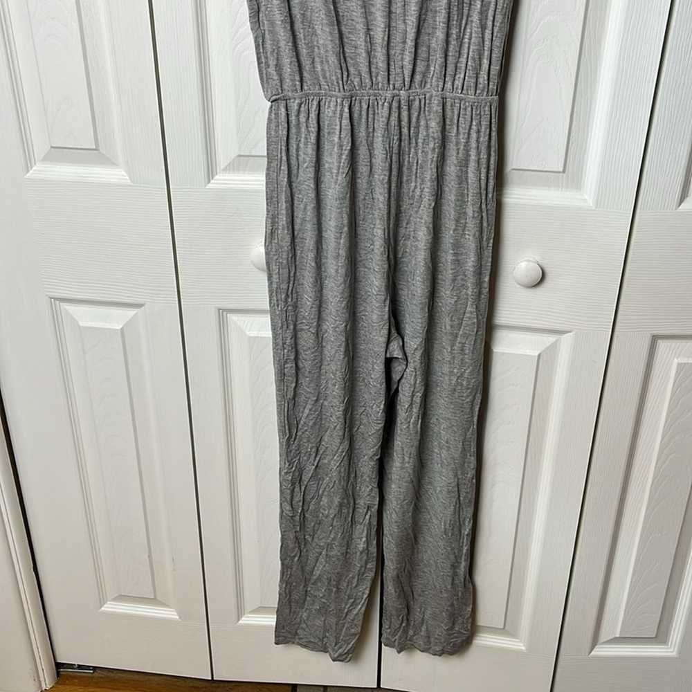 Six Fifty V Neck Jumpsuit Light Gray Small - image 8