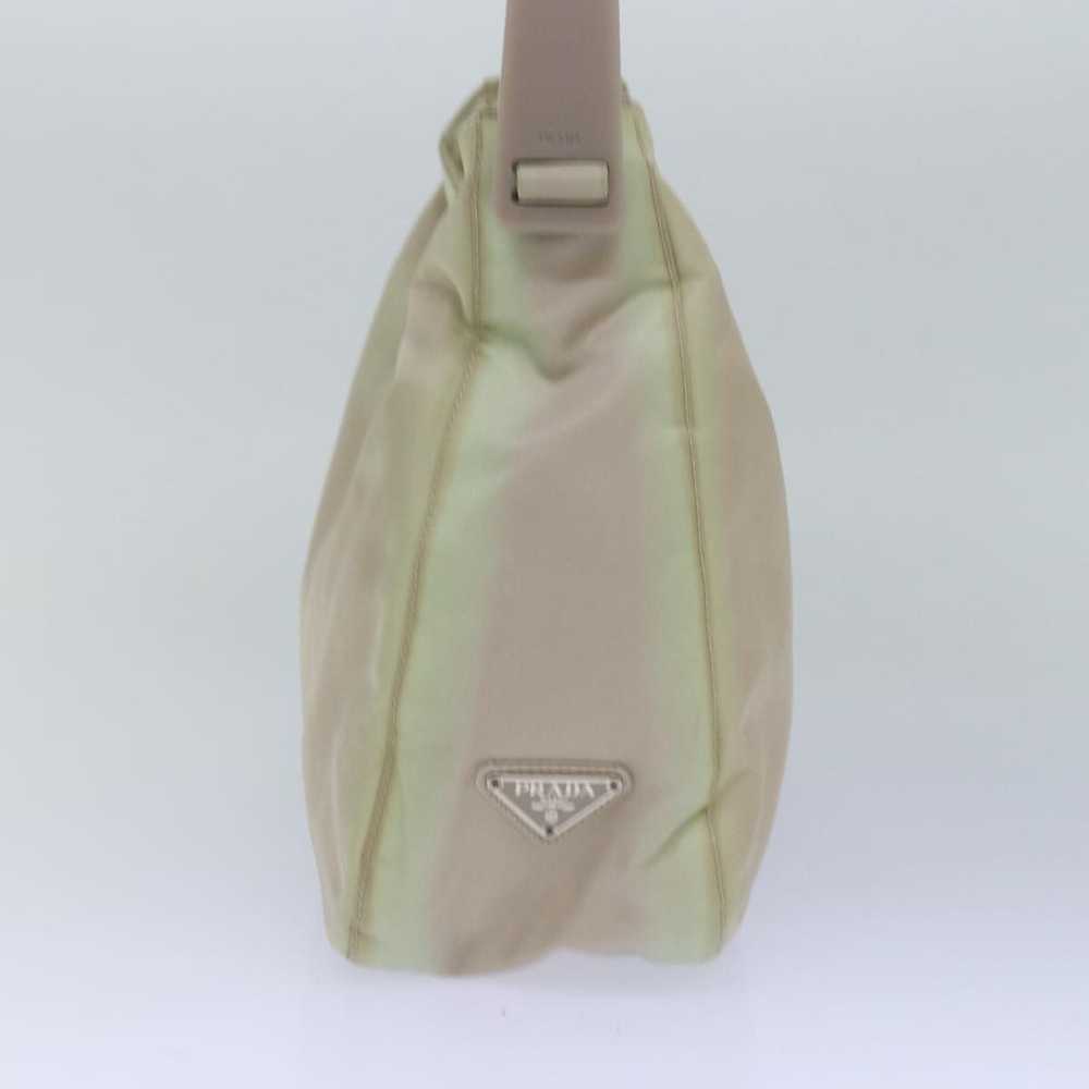 Prada Tessuto Beige Synthetic Shoulder Bag (Pre-O… - image 11