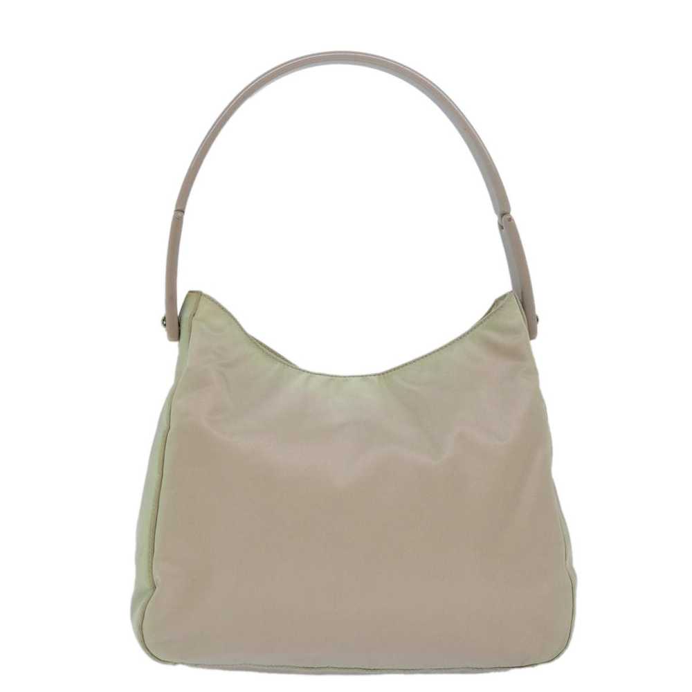 Prada Tessuto Beige Synthetic Shoulder Bag (Pre-O… - image 1