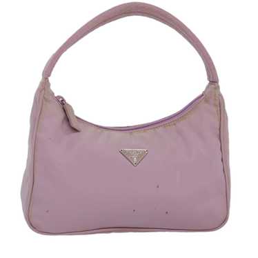 Prada Tessuto Pink Synthetic Handbag (Pre-Owned)