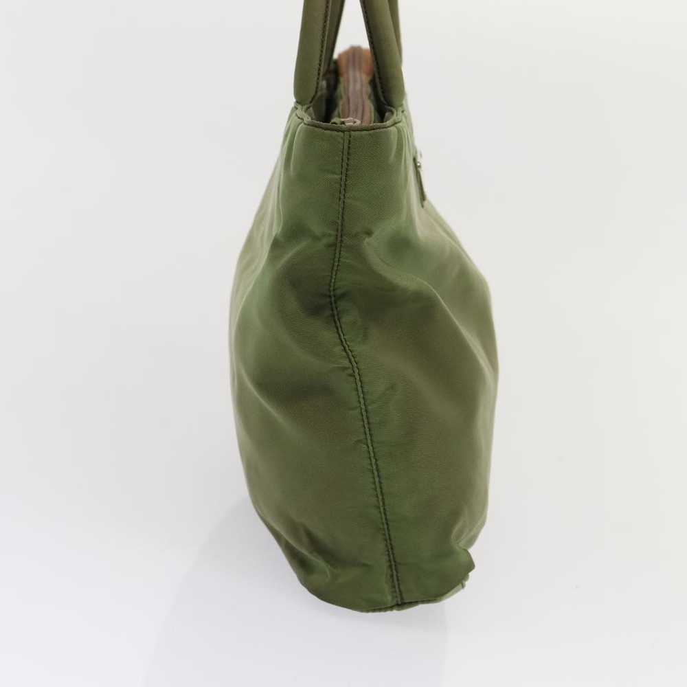 Prada Tessuto Khaki Synthetic Handbag (Pre-Owned) - image 10