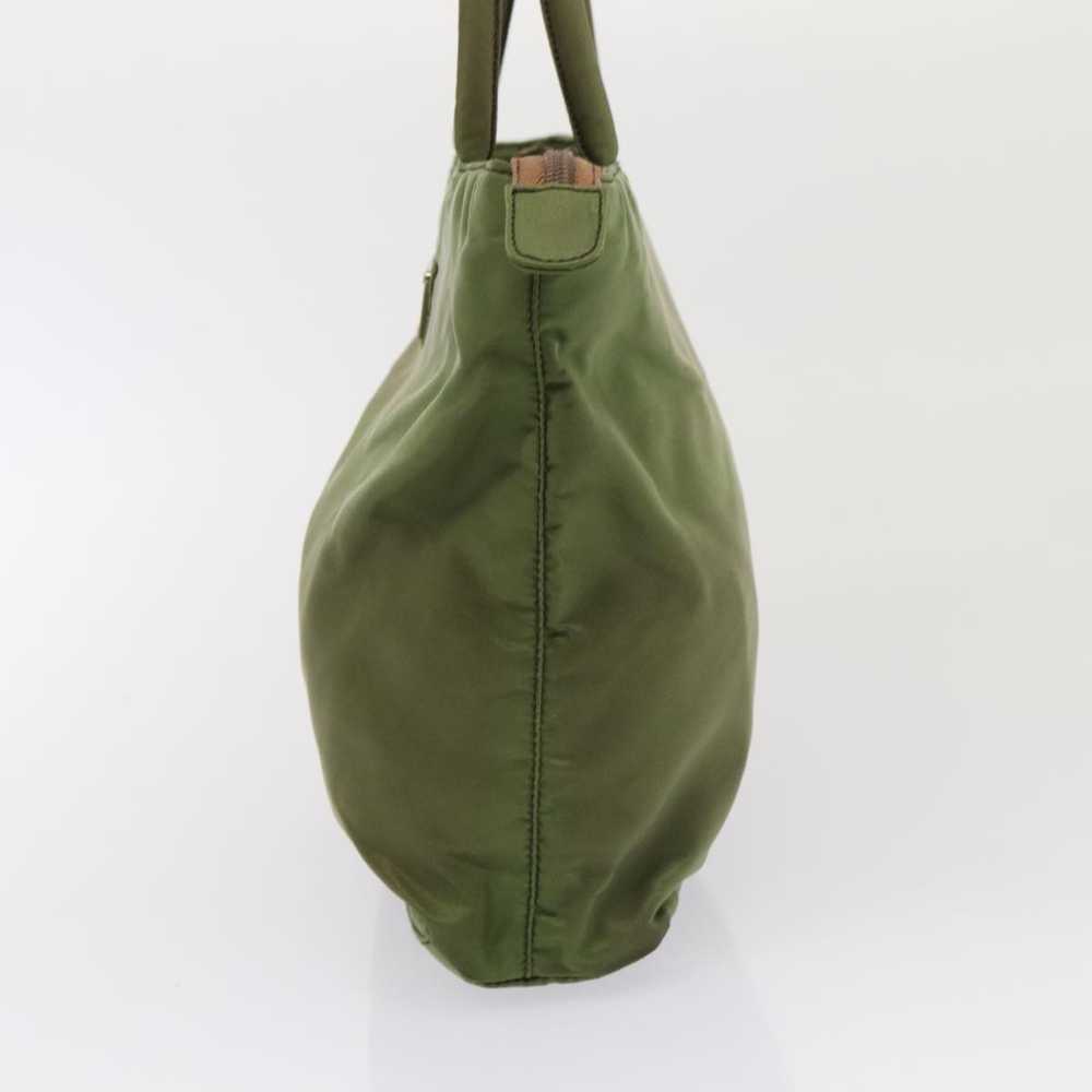 Prada Tessuto Khaki Synthetic Handbag (Pre-Owned) - image 9