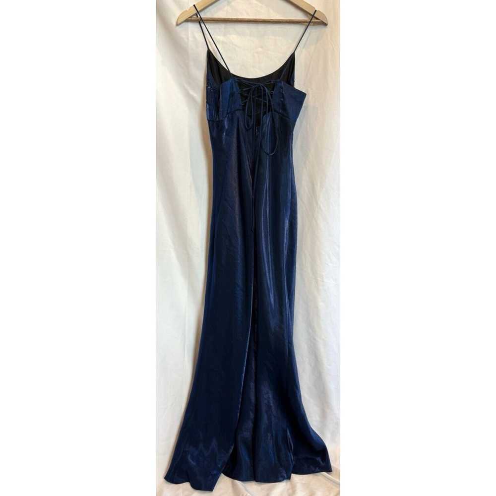 NIGHT WAY Dress Small 5/6 Formal Maxi Satin Sash … - image 9