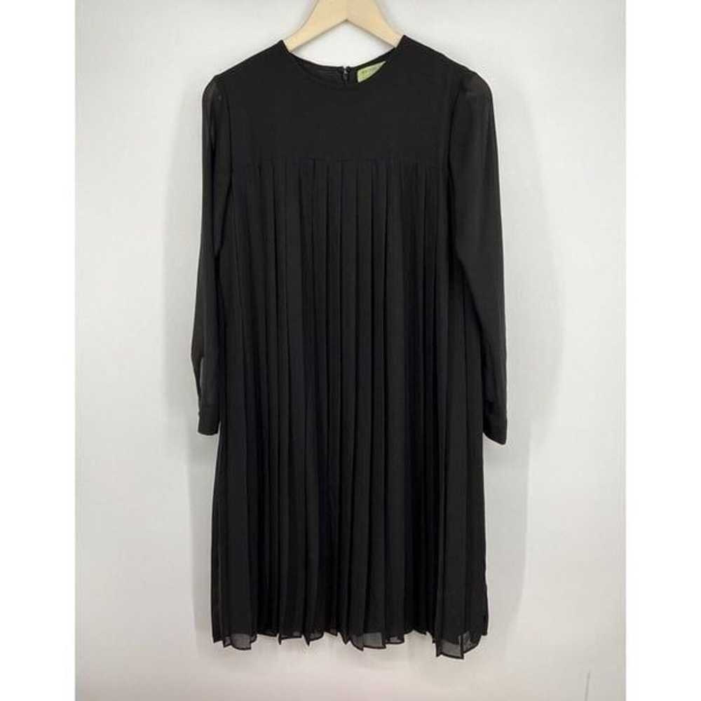 Rachel Parcell x Savanna Tate Black Pleated Shift… - image 1