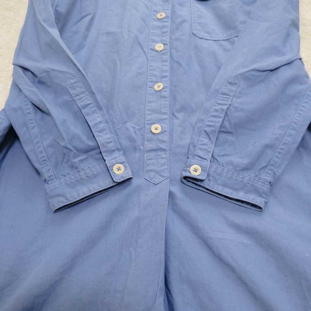 MHL Long Sleeve Dress Shirt Dress Cotton Linen Bl… - image 6