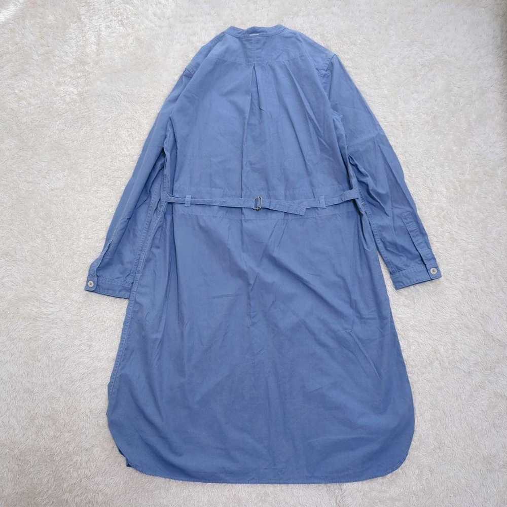 MHL Long Sleeve Dress Shirt Dress Cotton Linen Bl… - image 7