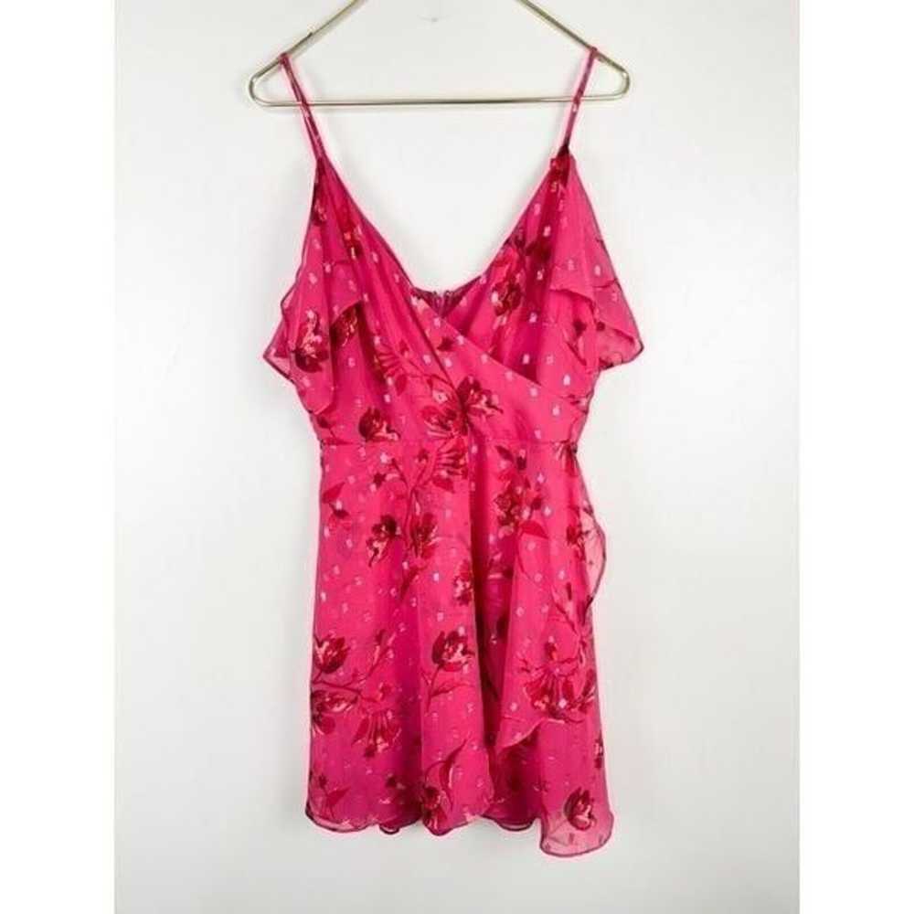 White House Black Market Dress Floral Pink Size 8… - image 2