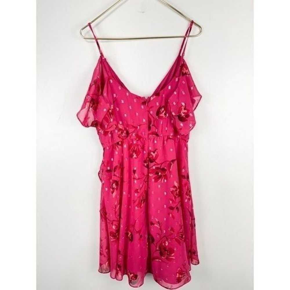 White House Black Market Dress Floral Pink Size 8… - image 3