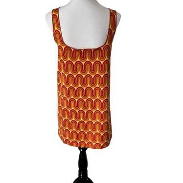 Zara Geometric Print Knit Mini Dress size M