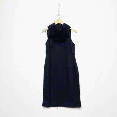 ROBERT RODRIGUEZ wool sleeveless Sheath dress bla… - image 1