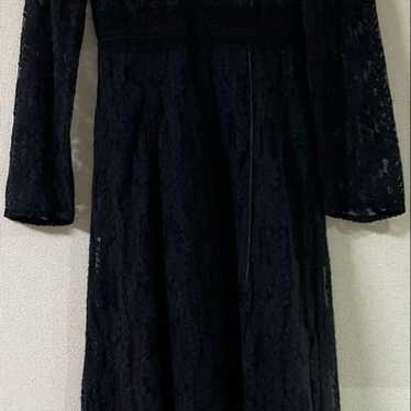 COCO DEAL Lace Long Dress - Black - Formal