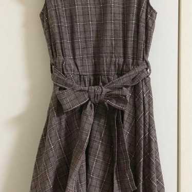 Axes Femme dress, brown, checkered, rose. - image 1