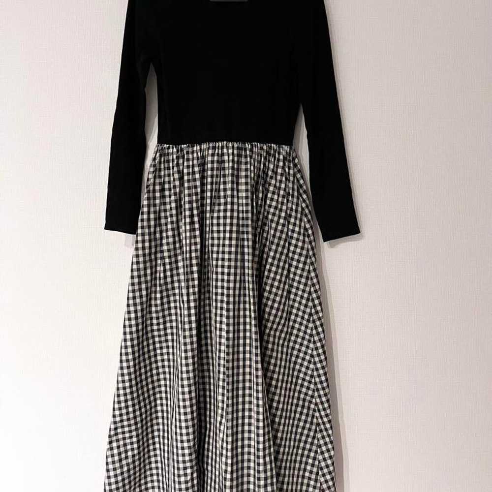 Mint condition United Arrows check long dress - image 3