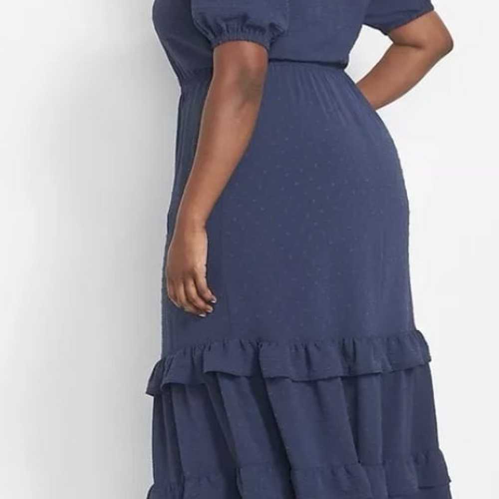 Lane Bryant Off the Shoulder Maxi Dress With Tier… - image 2