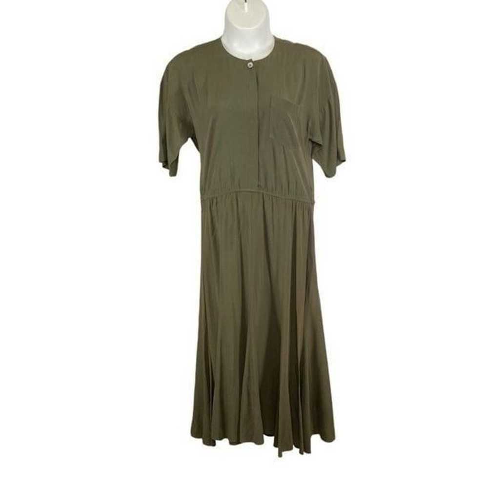 Rabbit Rabbit Rabbit 14 Khaki Green Maxi Dress 80… - image 6