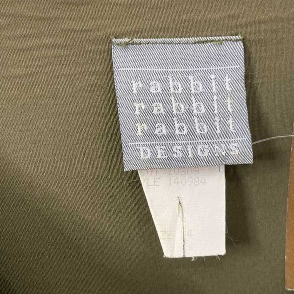 Rabbit Rabbit Rabbit 14 Khaki Green Maxi Dress 80… - image 7