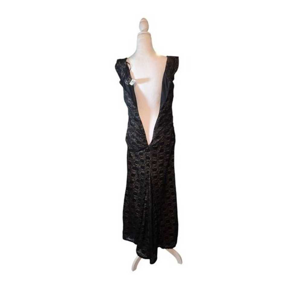 Alex Evenings Women's Size 12 Black/Beige Lace Sl… - image 8