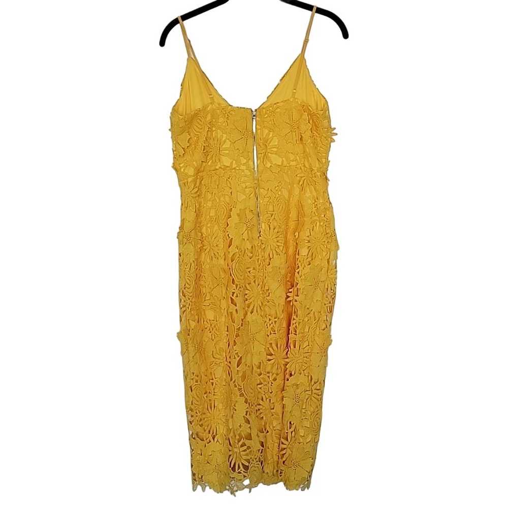 Lulus Steal Your Heart Yellow Crochet Lace Midi D… - image 2