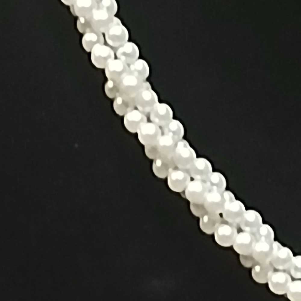 Small Pearl Necklace Vintage 24" Long Unbranded P… - image 2