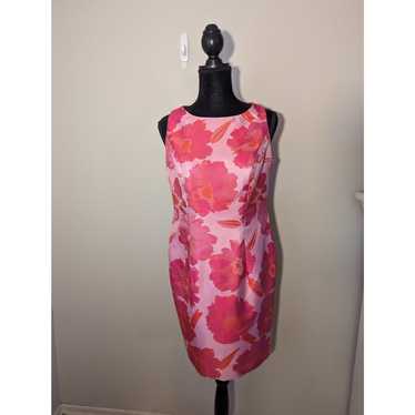 Cenia NY pink and red floral dress