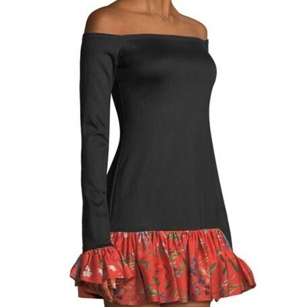 Alexis off shoulder Mini dress large - image 2