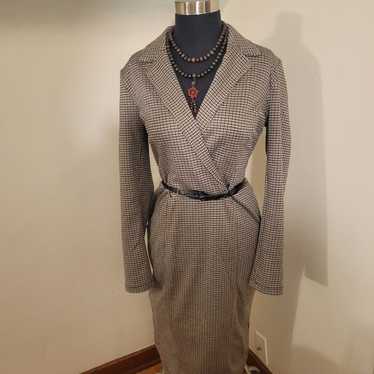 Max Studio Houndstooth Dress Size M