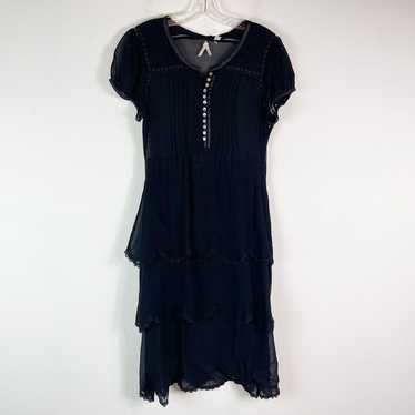 Maeve NWOT Sheer Grunge Whimsigoth Puff Sleeve Ro… - image 1