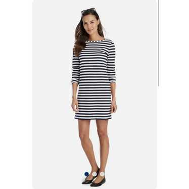 VINEYARD VINES Long-Sleeve Stripe Knit Dress Navy 